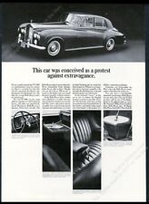1964 Rolls Royce car photo Protest Against Extravagance vintage print ad picture