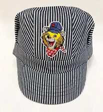 Child’s LIONEL TRAINS LENNY THE LION HICKORY-STRIPED ENGINEER'S HAT, Brand New picture