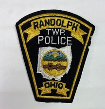 Randolph Township Police Felt Ohio Patch E3 picture
