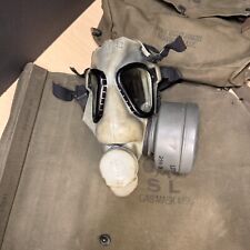 1950s 1960s US Army Field Protective Gas Mask M9 Small, bag field shoulder strap picture