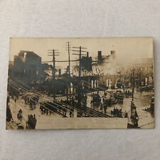 Clarksburg West Virginia Hotel Fire Disaster Real Photo Postcard RPPC 1911 picture