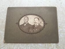 XXX RARE LATE  1800’s TWO  PHOTOS AFRICAN AMERICAN  MEN HANDSOME WELL DRESSED picture