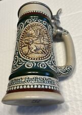Avon Handcrafted in Brazil 1978 Beer Stein The Strike Rainbow Trout At Point Eng picture