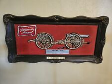 VTG 1963 OLD GERMAN PREMIUM LAGER 3D BEER SIGN FEDERAL CANNON & CANISTER BREWING picture
