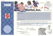 Mattel, Inc. - Specimen Stocks and Bonds - Specimen Stocks & Bonds picture