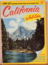 1964 Vintage Booklet California Full Color King Size Souvenir Guide Shasta Dam picture