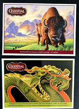CELESTIAL SEASONINGS Post Cards-Morning Thunder & Authentic Green-10 total cards picture
