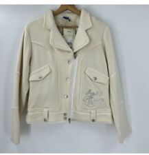 NWT Disney Mickey Mouse Cream Wool Coat jacket $549 MSRP- One of A Kind size 4 picture