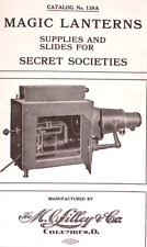 Magic Lanterns Supplies And Slides For Secret Societies M C Lilley Catalog 139A picture