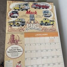 Vintage 1982 Mack Fire Truck  26”x 18” DEALER GIFT picture