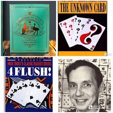 3 Pack Nick Trost's Card Magic-Australian Aces, The Unknown Card, 4 Flush NEW picture