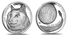 Physical Dogecoin OPM NTR Metals Fine .999 Silver Round Coin 1 oz Doge The Moon picture