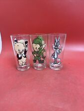 Vintage 1970s LOONEY TUNES Advertising Cups 1973 PEPSI Glasses Lot 3 picture