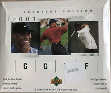 1-Sealed Pack 2001 Upper Deck Golf Guaranteed Tiger Woods Card FAST SHIP NEW BOX picture