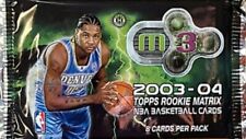 2003-04 Topps ROOKIE MATRIX NBA Basketball (8 Card) Pack UNOPENED Lebron RC Car picture
