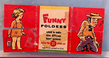 1949 Topps Funny Foldees Comic Strip #31 Nutty Squirrel picture
