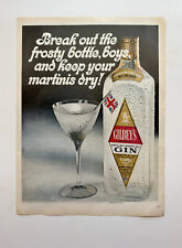 1967 Gilbey's Distilled London Dry Gin, Volvo Vintage Print Ads picture