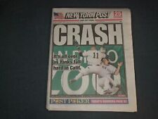 2005 OCTOBER 11 NEW YORK POST NEWSPAPER- YANKEES LOSE TO ANGELS IN ALDS- NP 4162 picture