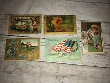 Vintage Postcards Historical Handwritten Birthday Thanksgiving 1909 Cleveland picture
