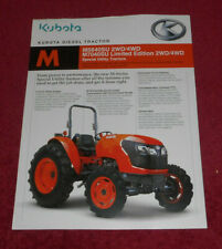 2008 Kubota M-Series Special Utility Diesel Tractors Advertising Sheet picture