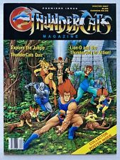 ThunderCats Magazine #1 (1987) with RARE Poster Intact  (NM-/9.0) -VINTAGE picture