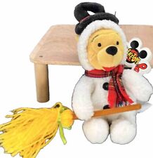 Mouseketoys Snowman Winnie The Pooh Christmas Mini Bean Bag Plush Toy 8