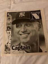 2009 Newsday Derek Jeter Special 4 Page Pullout Sunday, September 13 picture