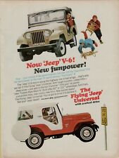 1965 Jeep 155 hp Dauntless V-6 Tuxedo Park Mark IV Red  Vintage Print Ad picture