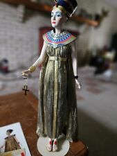 Vintage Franklin Mint Queen Nefertiti Porcelain Doll picture