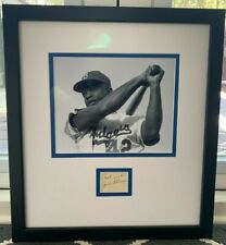 🔥🔥 FRAMED JACKIE ROBINSON SIGNED AUTOGRAPH CUT FULL JSA LETTER OF AUTHENTICITY picture