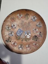 19 Century Friedrich Van Hauten one-of-a-kind hand painted Royal Crest shield picture