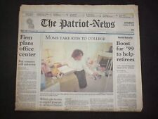1998 OCT 17 THE PATRIOT-NEWS NEWSPAPER-HARRISBURG, PA- SSN '99 BOOST - NP 8401 picture