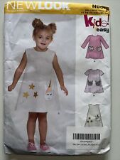 Simplicity Pattern #R10083 Kids Girls Dress Pockets Long Short Sleeves Size 3-8 picture