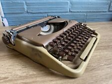 Vintage Groma Kolibri Typewriter Mid Century Space Age Design Portable Case picture