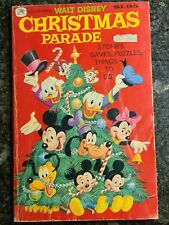 WALT DISNEY CHRISTMAS PARADE-with Stories, Games, Puzzles Golden Press 1977 picture