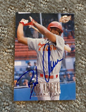 Bob Bobby Abreu 1996 96 signed autographed Fleer Excel Card picture