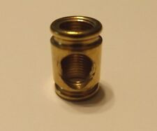 BRASS ARM END 1/8F X 1/8F X 1/8F UNFINISHED BRASS LAMP PART NEW 20932JB picture