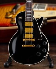 GIBSON Les Paul Custom Ebony 1:4 Scale Replica Guitar~Axe Heaven picture