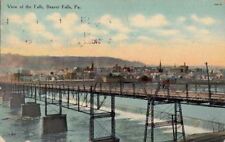 Postcard View of Falls Beaver Falls PA  picture