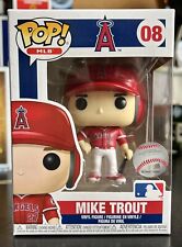 Funko Pop MLB: MIKE TROUT (Red Jersey) #08 Los Angeles Angels in Protector picture
