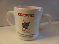 Vintage Compaq Java 2 handle Computer Coffee Cup Mug Geek Nerd Retro Y2K picture