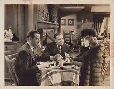 Melvyn Douglas + Norma Shearer + Alan Mowbray (1942) 🎬⭐ Vintage Photo K 161 picture