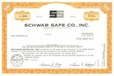 Schwab Safe Co, Inc. - Specimen Stock Certificate - Specimen Stocks & Bonds picture