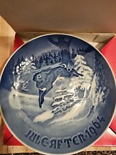 Vintage Bing & Grondahl Christmas Plate 1964 Jule Aften - Box Included picture