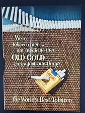 1948 Old Gold Cigarettes We're Tobacco men.. Vintage Magazine Print Ad picture