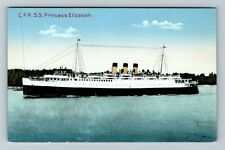 C P R Steamship Princess Elizabeth Vintage Postcard picture
