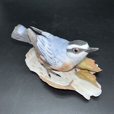 Vintage Lenox Red Breasted Nuthatch Porcelain Bird  Garden Bird Series S5 picture