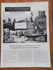 1955 Madison Wisconsin Credit Union Ad  the Blockhouse picture