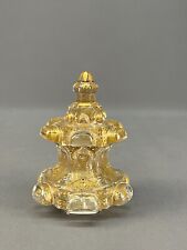 Mid 19th Century Gilt Decorated Bohemian Art Glass 4 3/4