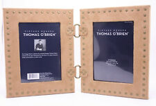 Vintage Modern Thomas O’Brien Suede Studded Bifold 10x8 Target Photo Pic Frame picture